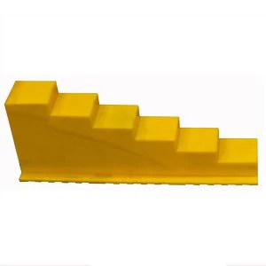 Black Rubber Wheel Chock Parking Stopper Block